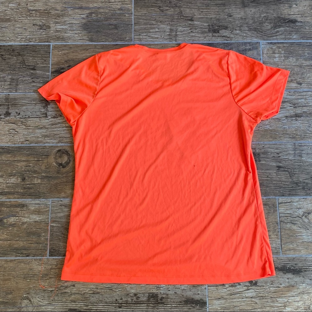 Ladies Orange My Heart Runs Free Running Tee - Picture 4 of 7
